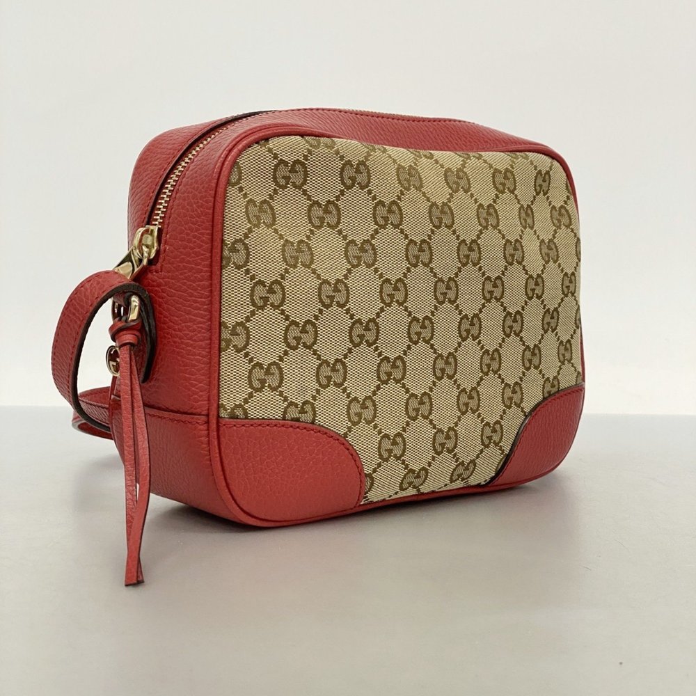 GUCCI Brown Canvas Shoulder Bag - Picture 2 of 12